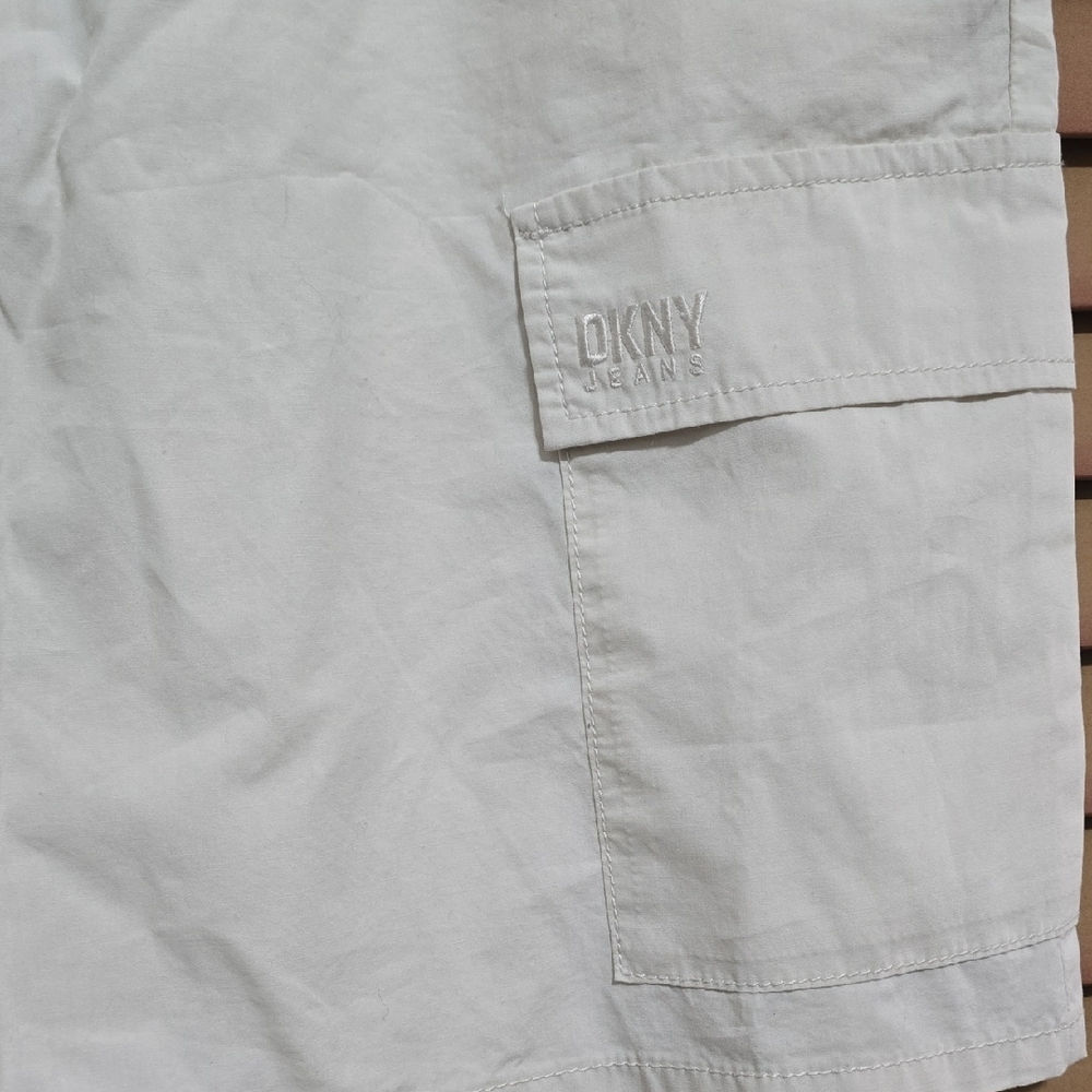 DKNY Cream Mini Cargo Skirt - Picture 2 of 4